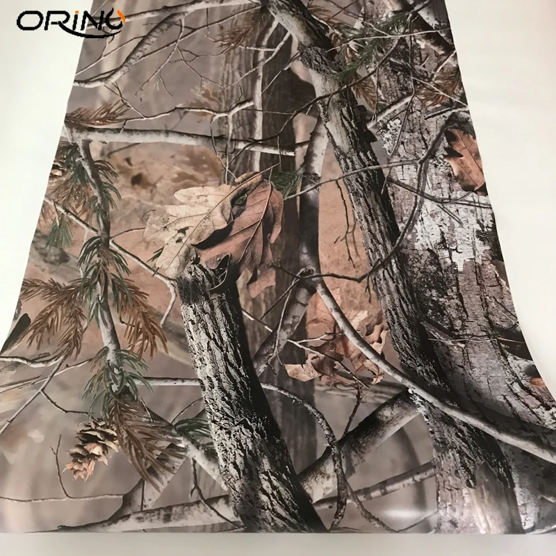 Виниловая пленка Realtree 10/20/30/40/50x152 см с камуфляжным рисунком для дробовика