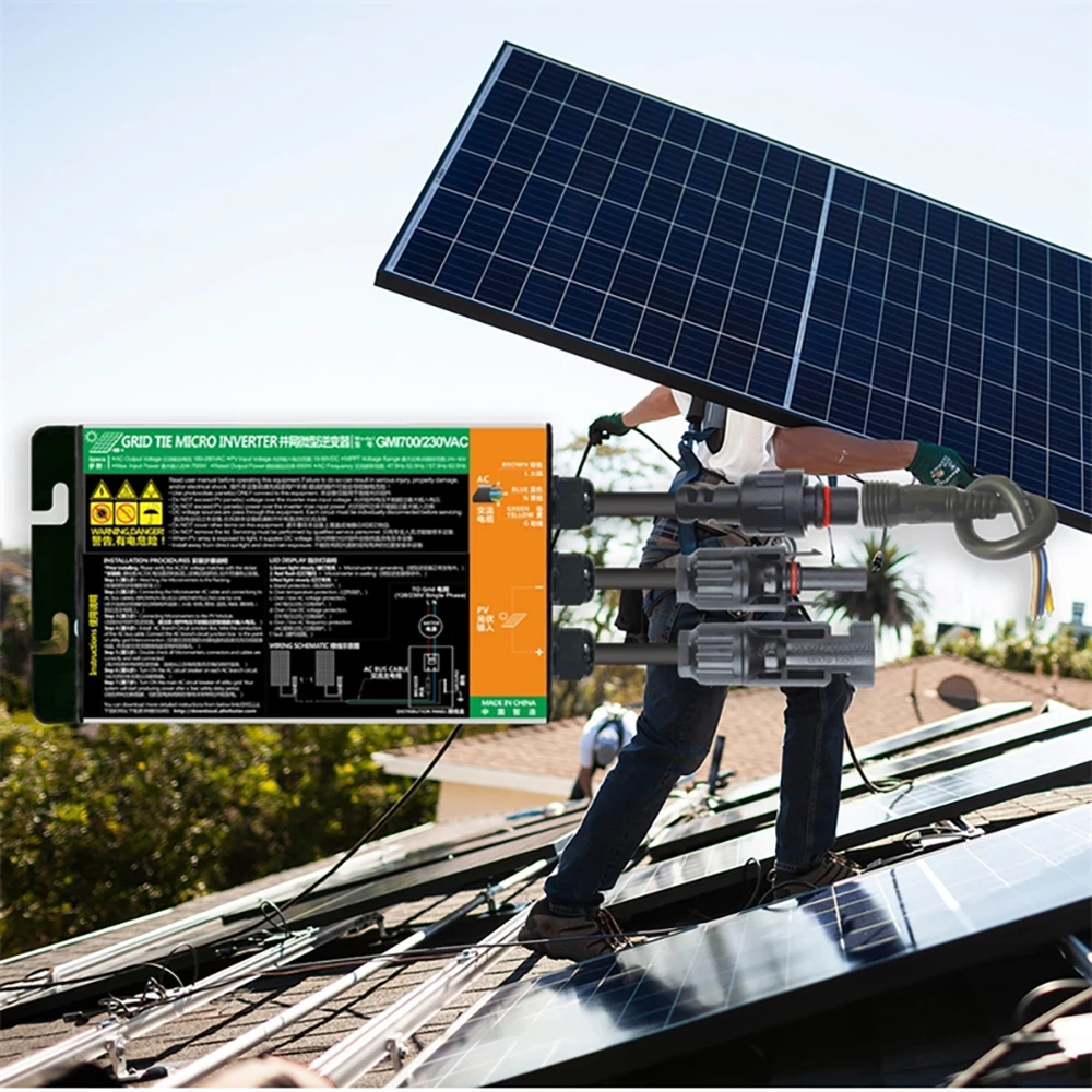 Y &amp H 500 Вт 600 700 микро инвертор для солнечной сетки MPPT фотоэлектрический вход 240-В