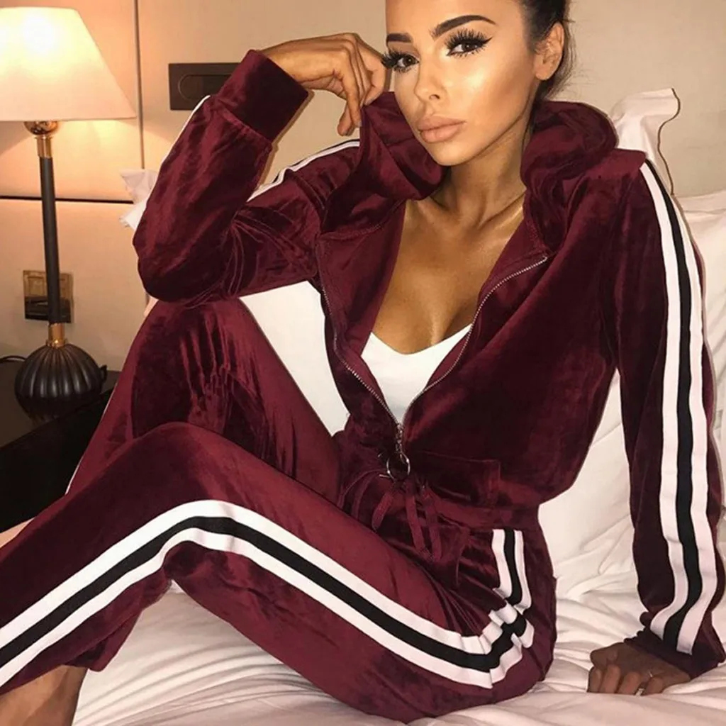 Женский однотонный спортивный костюм женский комплект топ штаны новый из 2