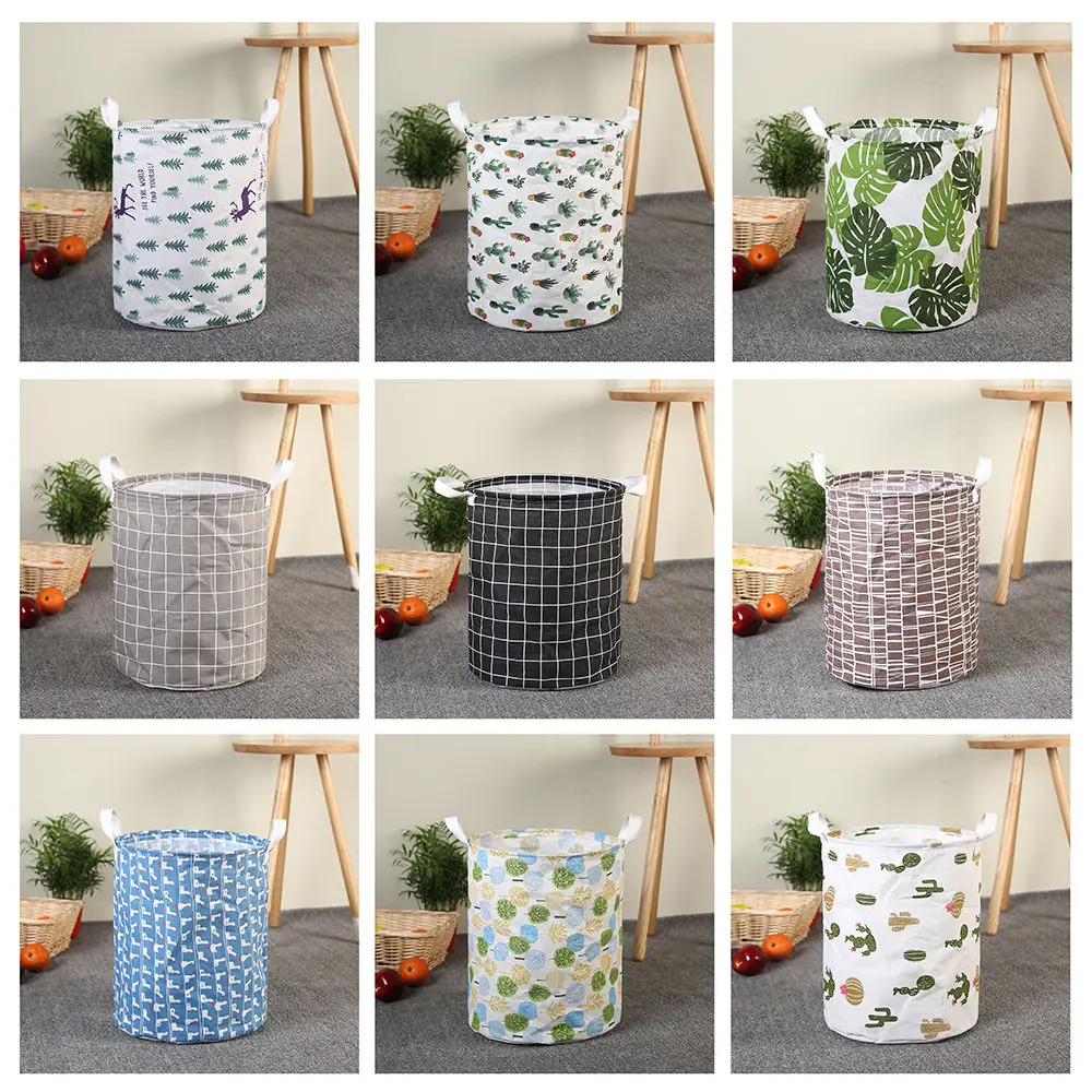 Складная корзина для белья водонепроницаемая ведро хранения грязной одежды