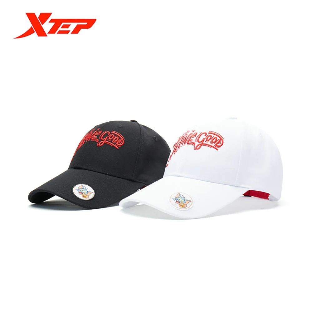 

Xtep Casual Sports Cap 2021 Summer New Female Fashion Embroidery Sun Hats Outdoor Visors Cap Baseball Cap 879237210101