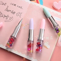 creative lipstick shape gel pen cute little fairy writing rollerball pen student exam gel ink pen permanent marker