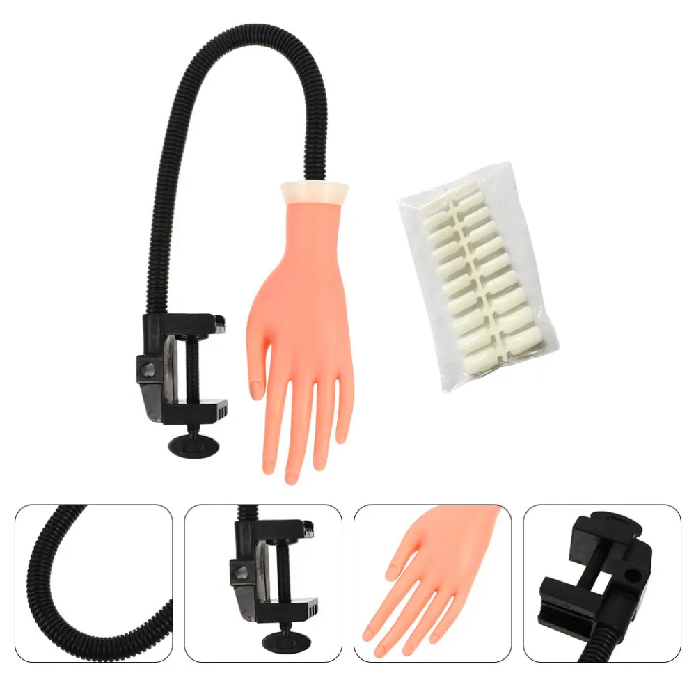 

500pcs Fake Nails with Flexible Movable False Hand Nail Art Manicure Tools