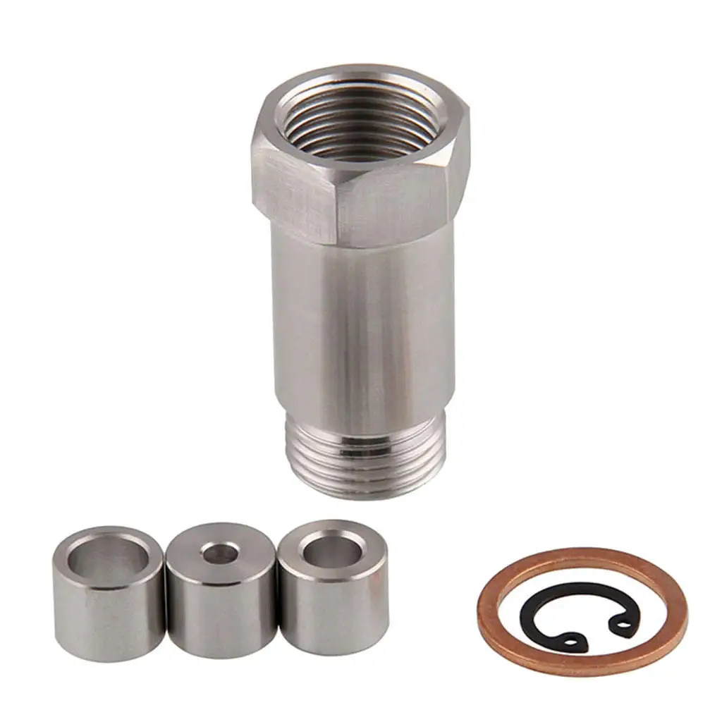

O2 Oxygen Sensor Converter CEL FIX Restrictor Fitting + Gas Flow Inserts