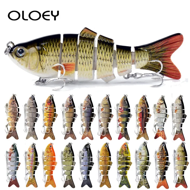 OLOEY 10 см 17 5 г тонущие рыболовные приманки наживки соединенные кренкбейт Swimbait 6