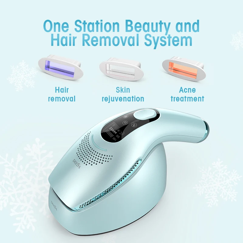 DEESS GP590 Прямая поставка лазерное удаление волос 0 9 s ICE Cool IPL безболезненный