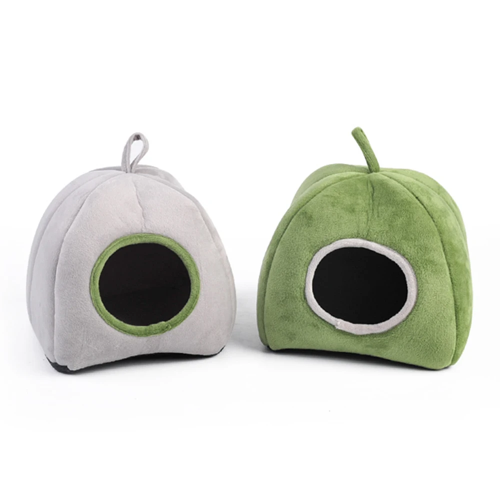 small animals cages sleeping bed hammock for hamster pets soft cotton fleece hanging house for guinea pig cages pets product free global shipping
