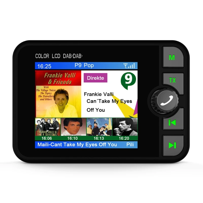 

Dab Radio Receiver in Car with Screen Stereo Sound Digital Signal Antenna Broadcast Adapter Dab+ Bluetooth Mp3 Fm Transmitter