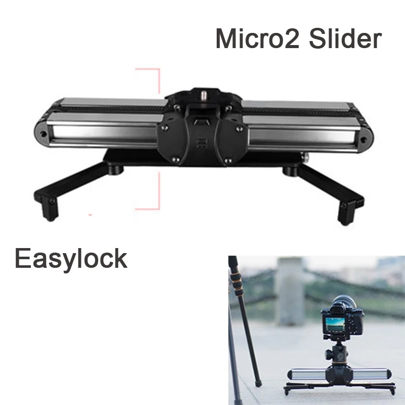 Профессиональный Micro 2 смартфон камера Видео слайдер макро дорожка Долли трек для