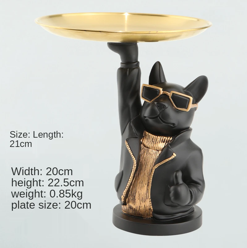 

American Vintage Punk Bucket Tray Set Creative Simple Modern Fruit Snack Key To The Tray Gift Best Friend's Birthday Present