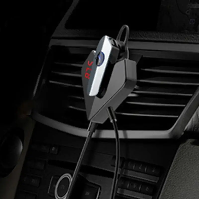 Автомобильный FM трансмиттер с функцией громкой связи 8 7 х6х13 5 см|Автомобильный