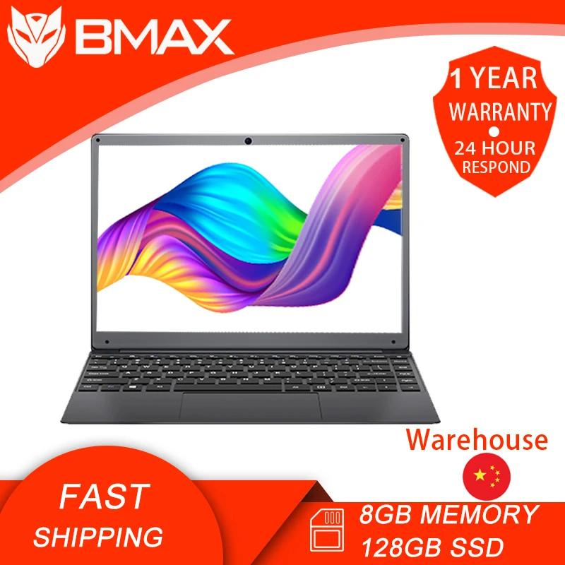 Игровой нетбук BMAX S13A 13 3 дюйма с полноразмерной клавиатурой Intel Celeron N3350 8 ГБ ОЗУ 128