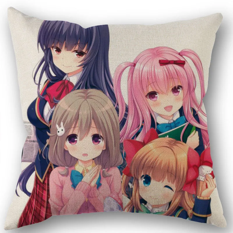 Платье для девочек в стиле аниме Сакура Koharu подушку Чехлы из хлопка и льна