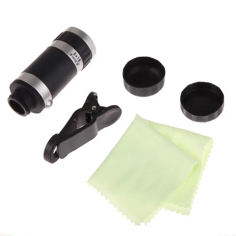 

Universal 8x mobile phone lens telephoto lens telescope 8 times magnifying glass clip lens for iPhone 8 7 plus mobile phone lens