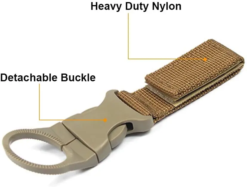 Пряжка нейлоновая съемная для бутылки с водой крючки рюкзака | Спорт и