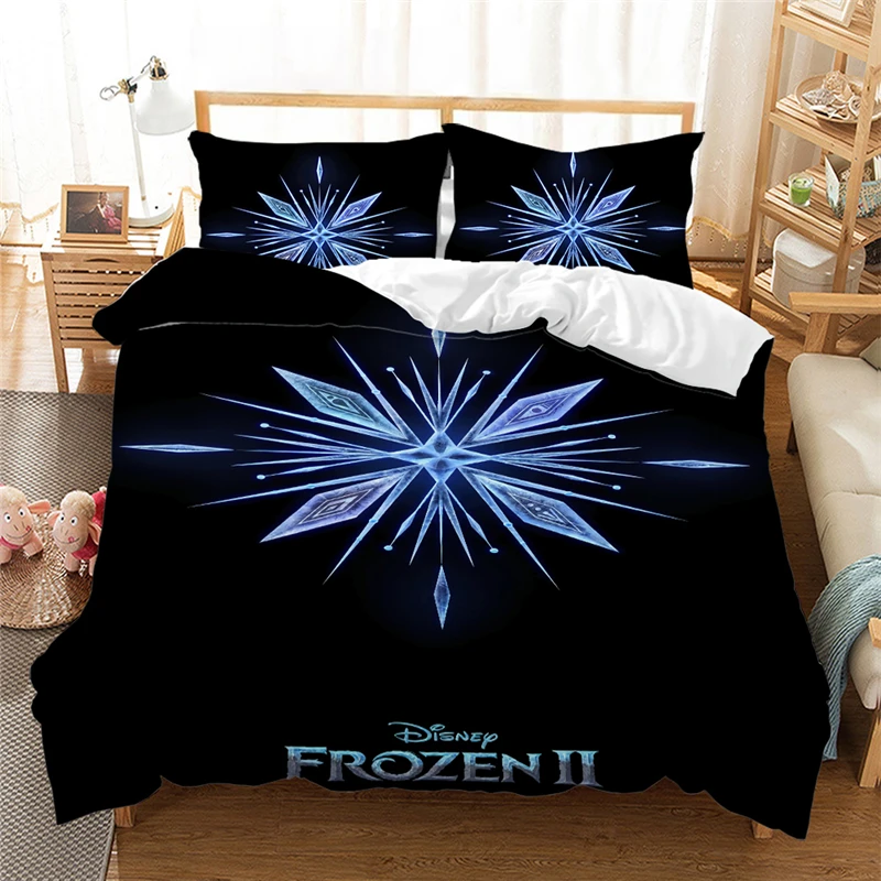 Комплект постельного белья Холодное сердце Анна Эльза большого размера для