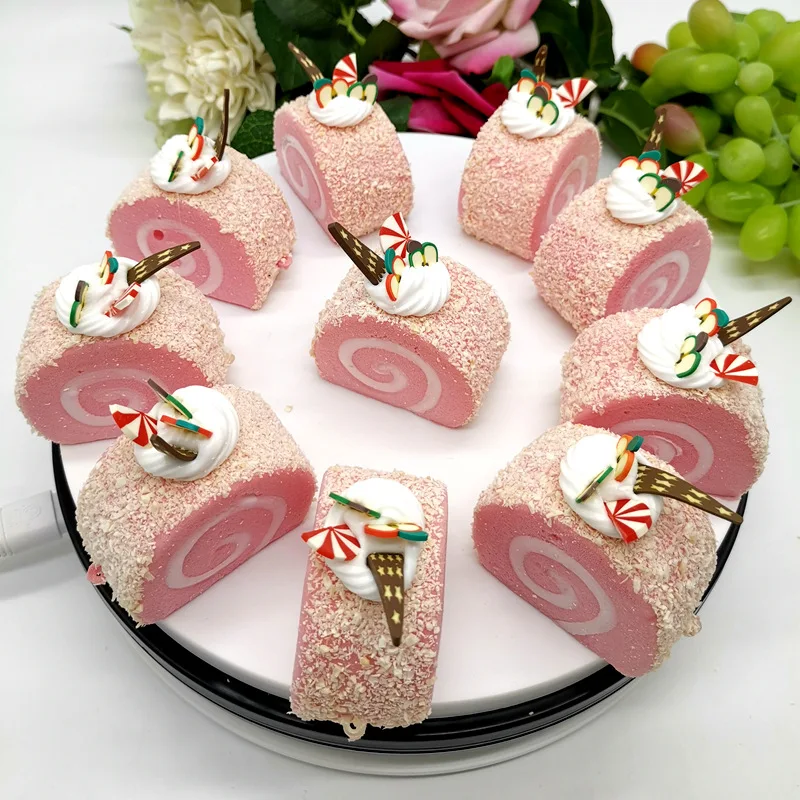 1 шт. антистрессовые полиуретановые расслабляющие игрушки для торта пирожные с