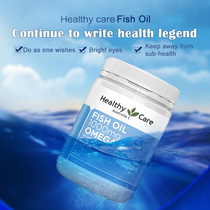 

Australia Healthy Care Deep Sea Fish Oil Omega3 1000mg 400Capsules Fatty Acid EPA DHA Brain Eye Joint System Nervous Development