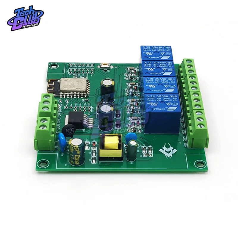 5V 4 WIFI реле канала модуль ESP8266 ESP 12F макетная плата и формирующая листы для кровли м