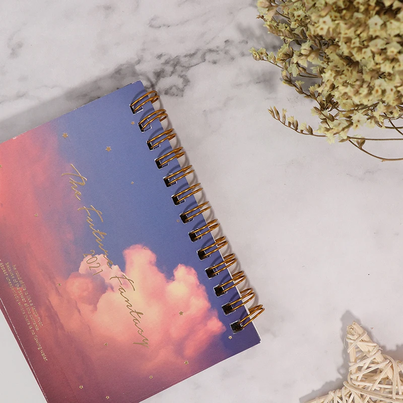 2021 облако Мечта небо календарь катушка расписание креативный настольный стол