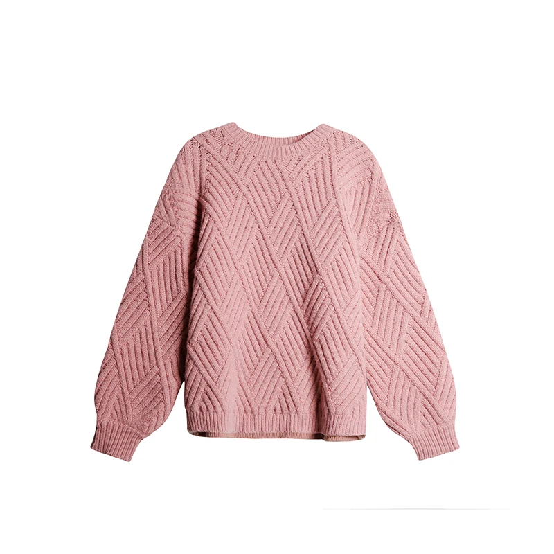 

JXMYY Sweater women's outer wear loose lazy wind winter 2020 new gentle wind Korean long-sleeved small top