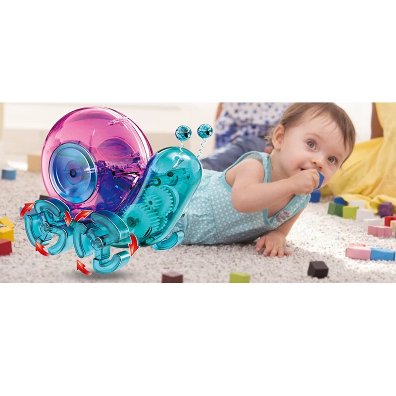 

DIY Solar Snail Toy Scientific Self-Installing Robot for Child Educational Gag Toys Childhood Gifts DTT88