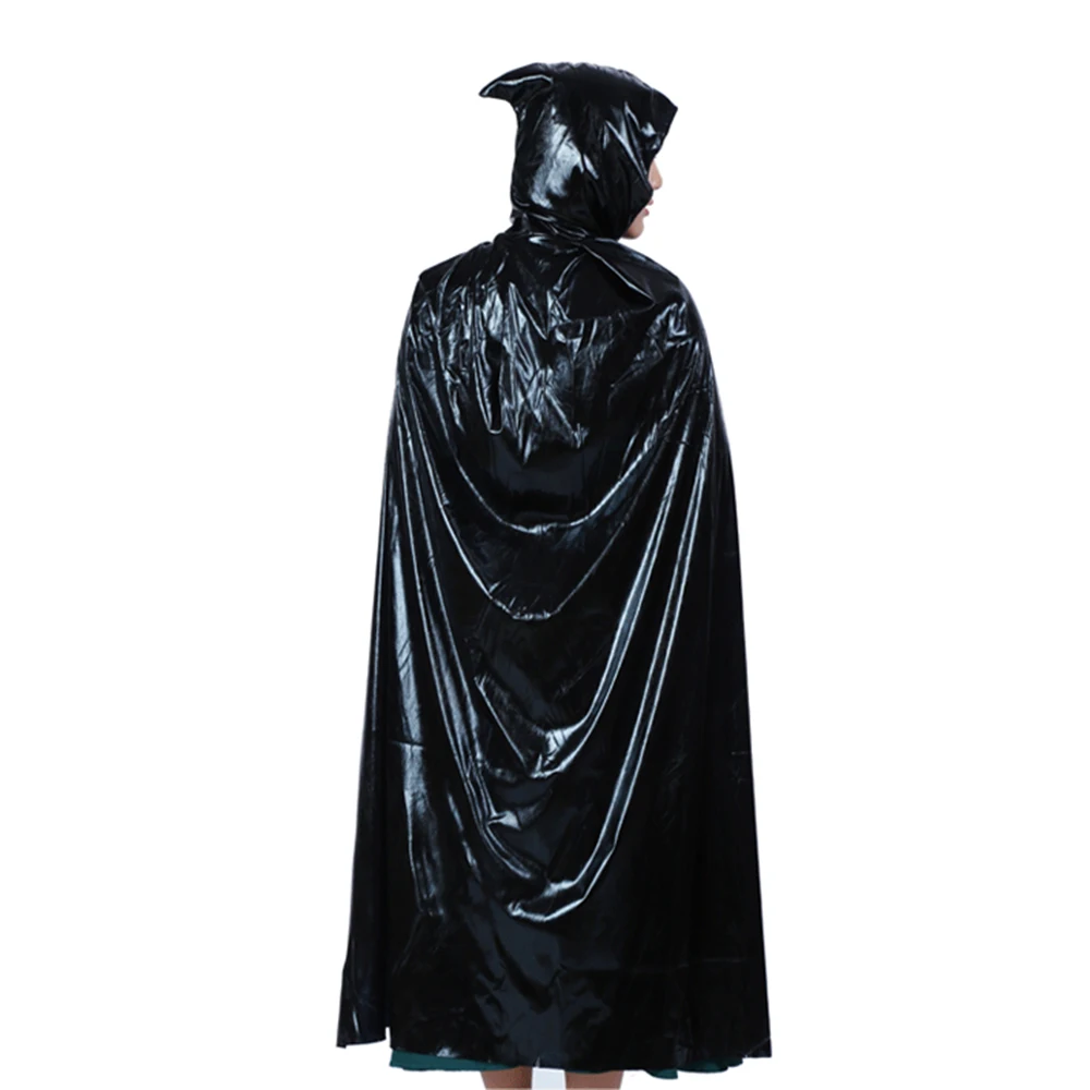 HEFLASHOR Children Ponchos And Cape Cosplay Colthes Femme Stage Costume Hoody Coat Lace Up Poncho Performer Halloween |