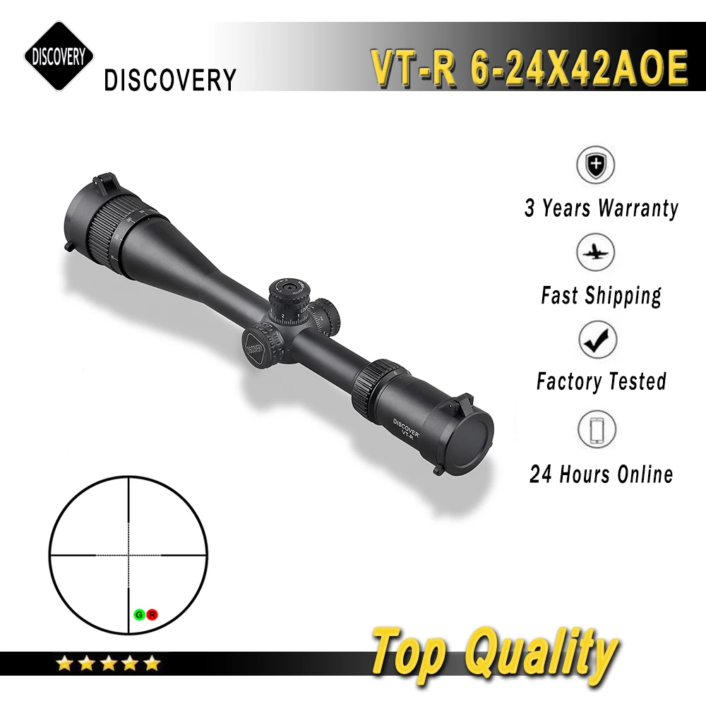 Открытие VT R 6 24X42AOE для программирования в производственных условиях IR MIL стрельбы