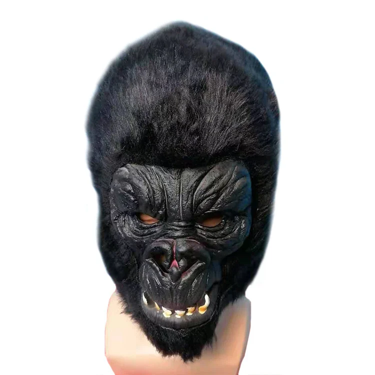 2021 Halloween Hot Sale Cosplay Gorilla Dress Up Headgear Go Out At Night Passers-by Funny Party Costume Props Horror |