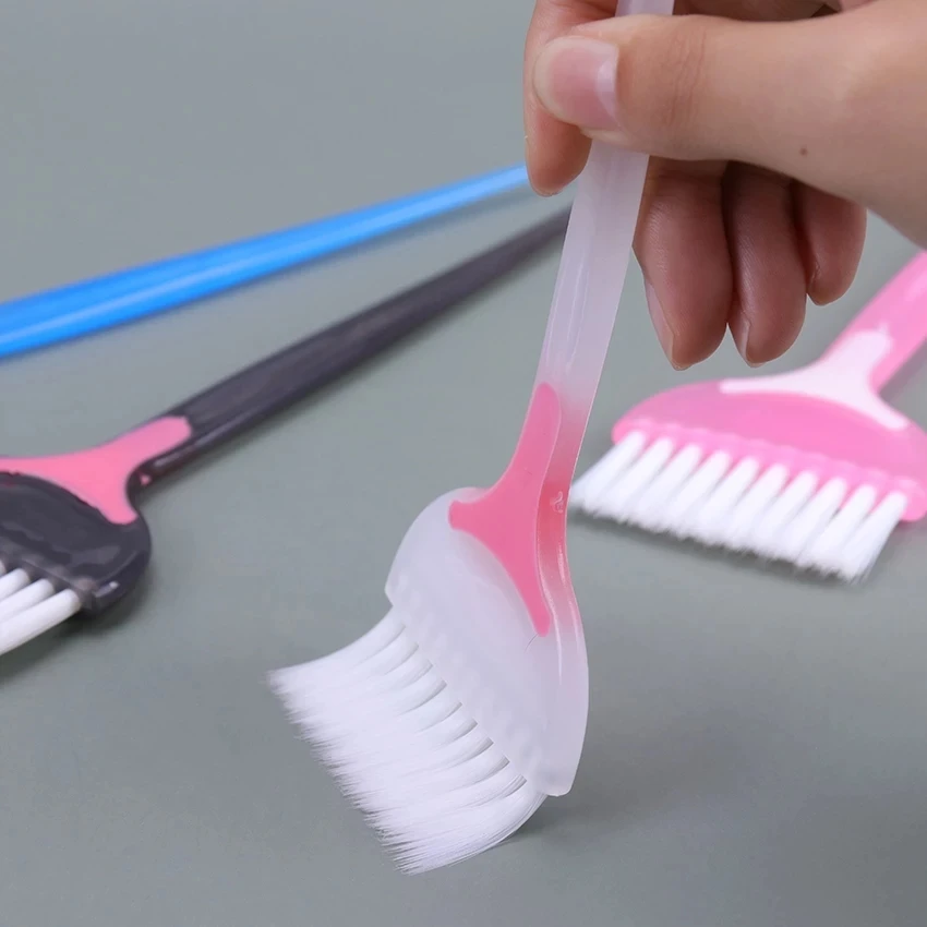 

1PC Professional PP Handle Natural Hair Brushes Resin Fluffy Comb Barber Hair Dye Hair Brush Fashion Hairstyle Design Tool