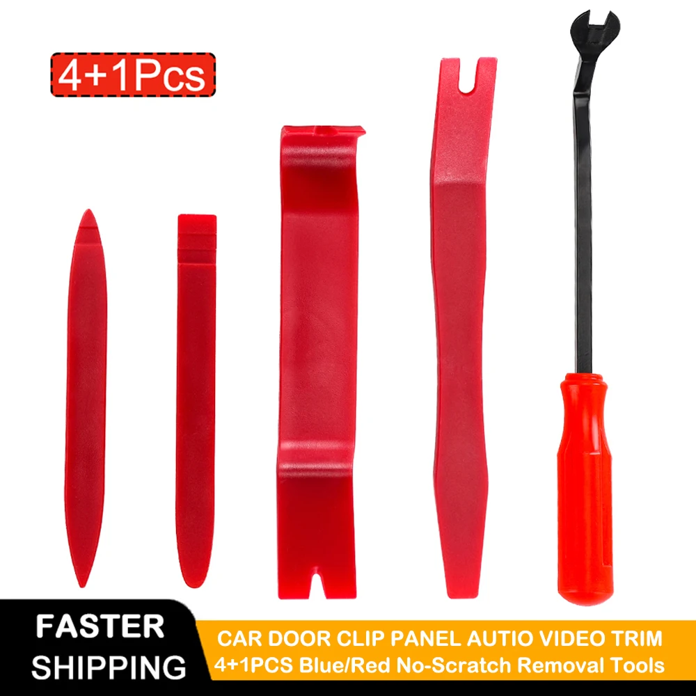 5 шт. инструмент для снятия автомобильных зажимов аудио и двери съемник рычажный