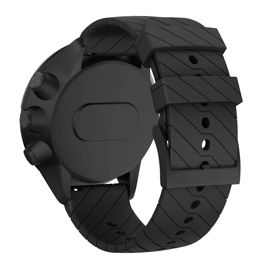 Спортивный мягкий силиконовый сменный ремешок для Suunto 9/9 Baro медный часов