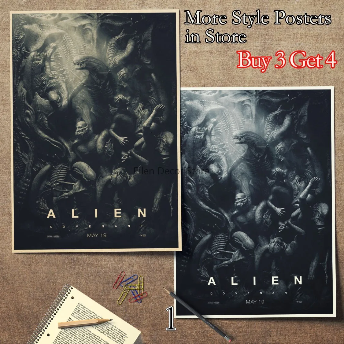 Постер с изображением инопланетянина: капитан Художественная печать