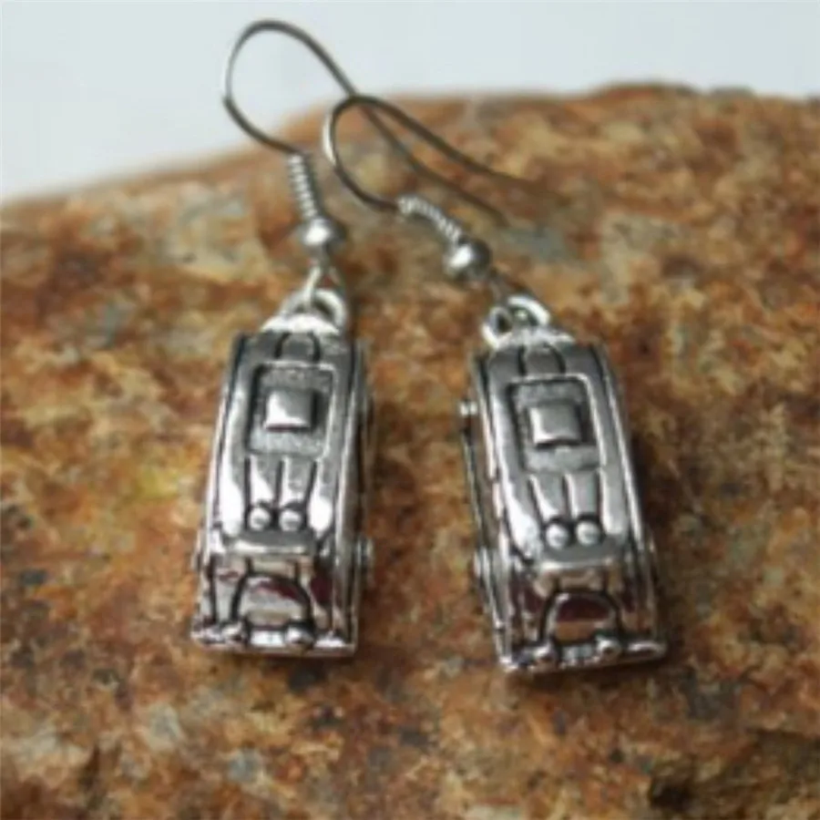 Ретро серьги Qianraq для кемпера автомобильные Подвесные с прицепом Креативные