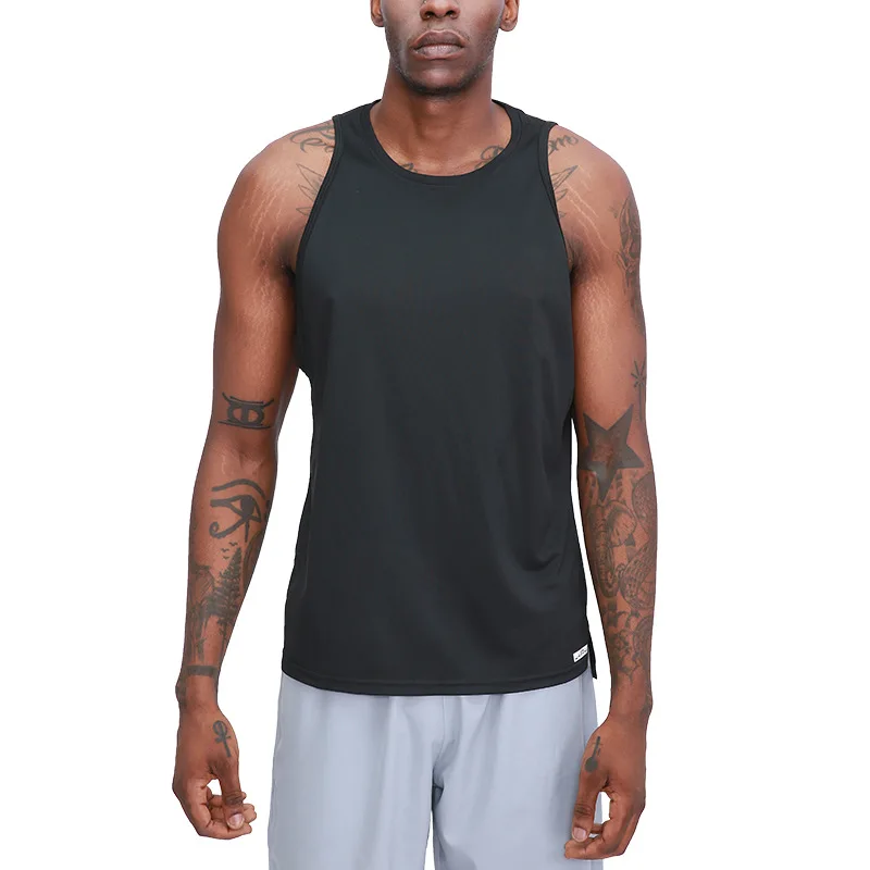 

ABV Sports Vest Fitness Quick-Drying Sleeveless Solid Color Vest Outdoor Basketball Training Hurdle Running Sports Vest