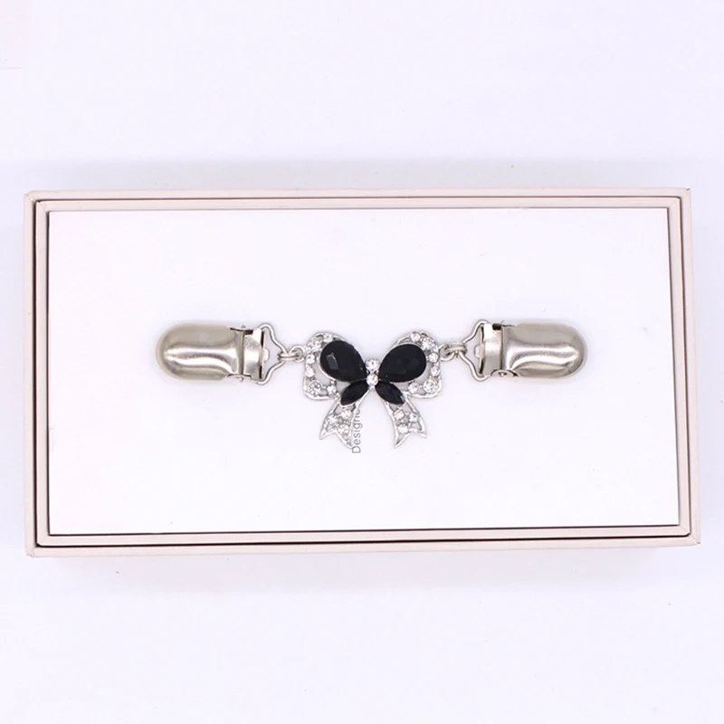 Модный кардиган с бантом свитер блузка булавка для шали брошь на застежке