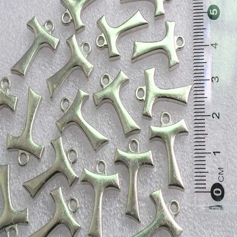 100 шт./подвеска с отверстием для Креста христианское отверстие подвеска крестом