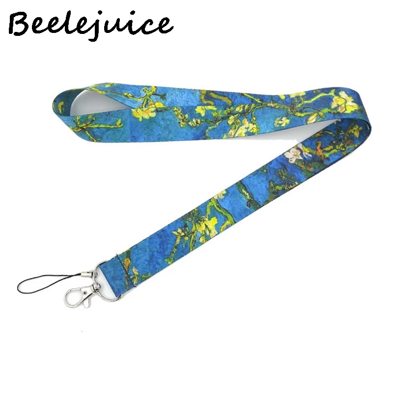 Брелок на шею с изображением миндаля Ван Гога|Ремешки для телефонов| |