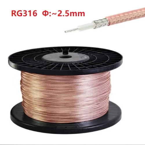 MS-156 MS156 Штекер для SMA женский тестовый зонд RG178 и RG316 провода кабеля 35 см - Цвет: RG316 Cable