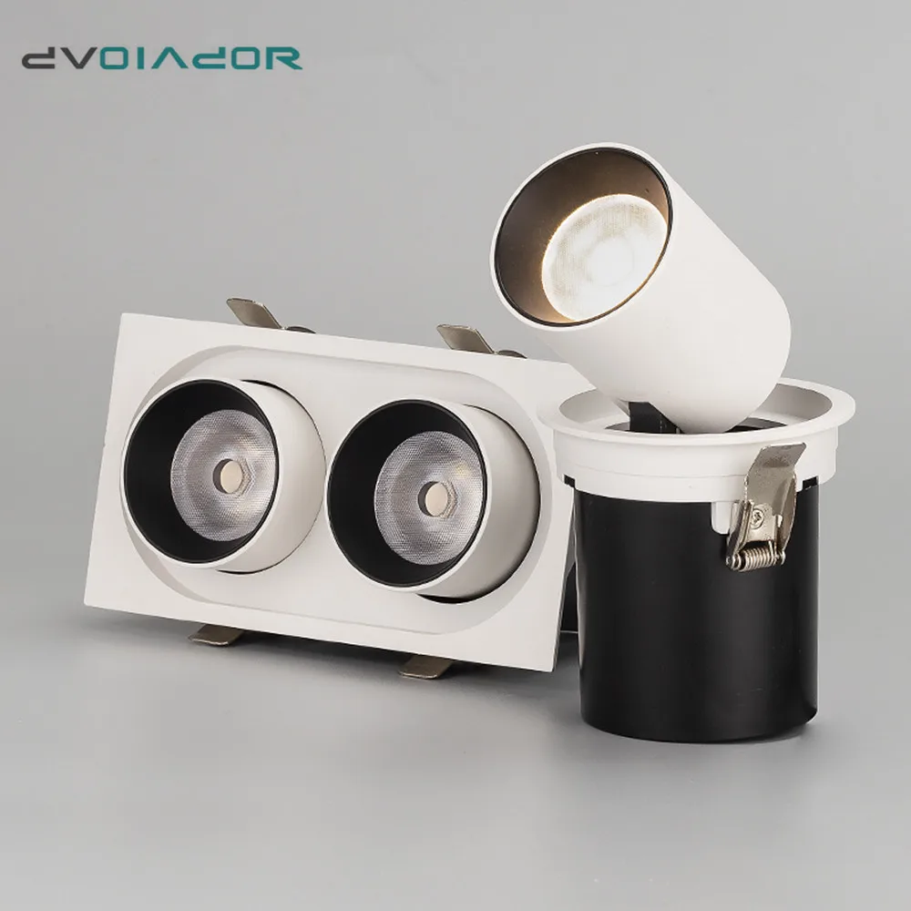 Встраиваемый светодиодный светильник с регулируемой яркостью растягивающийся