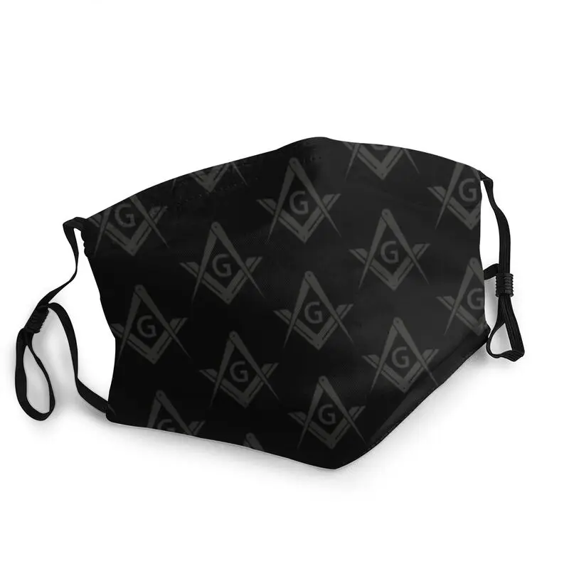 Freemason с рисунком Stealth угольник и циркуль Masonic многоразовый унисекс респиратор для