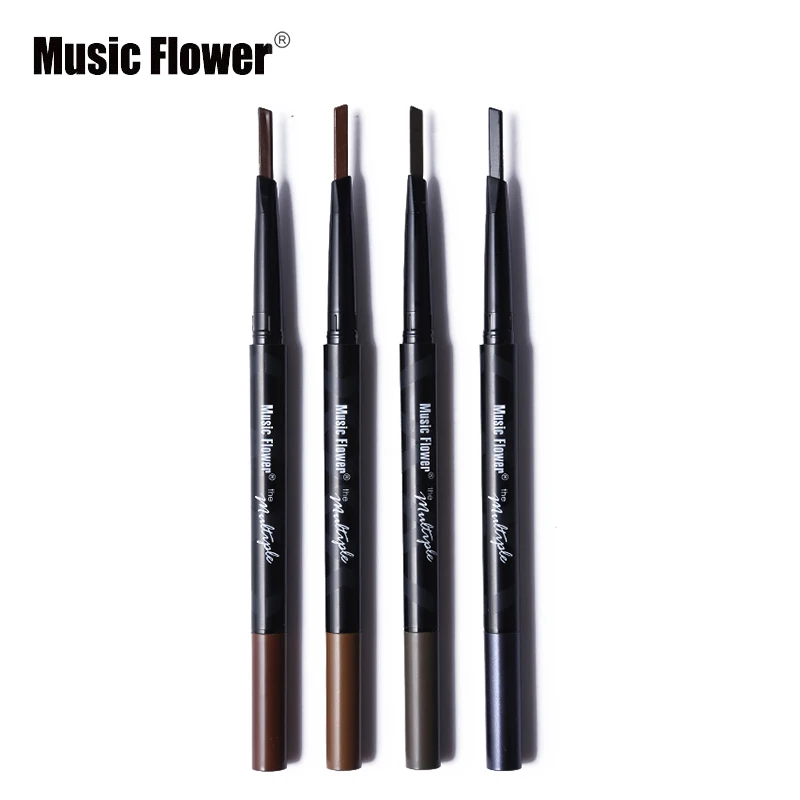 Музыкальный цветочный Макияж PRO Карандаш для бровей + ручка водонепроницаемый