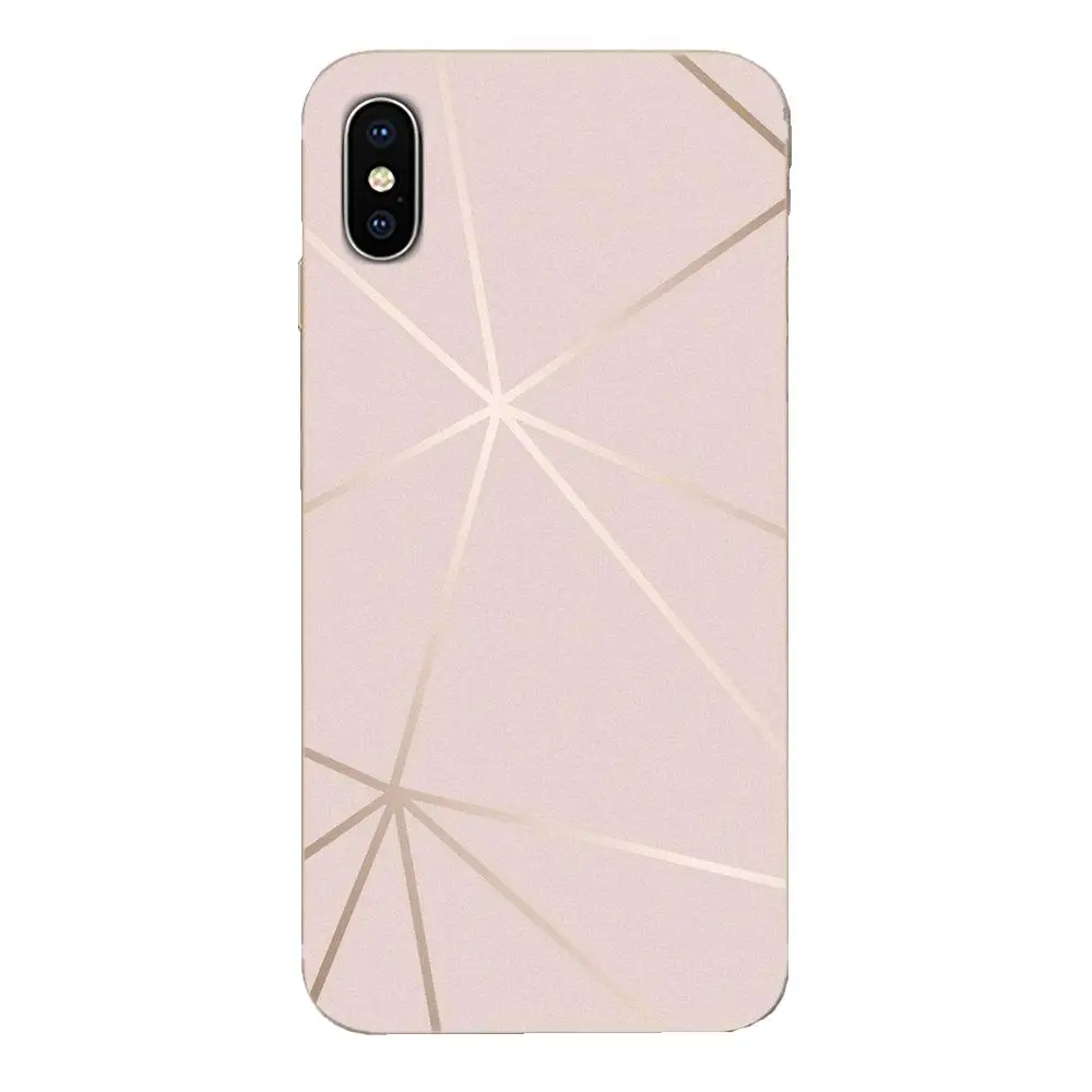 Золотисто Розовый Блестящий мрамор для huawei P7 P8 P9 P10 P20 P30 Lite Mini Plus Pro Y9 Prime P Smart Z 2018 2019