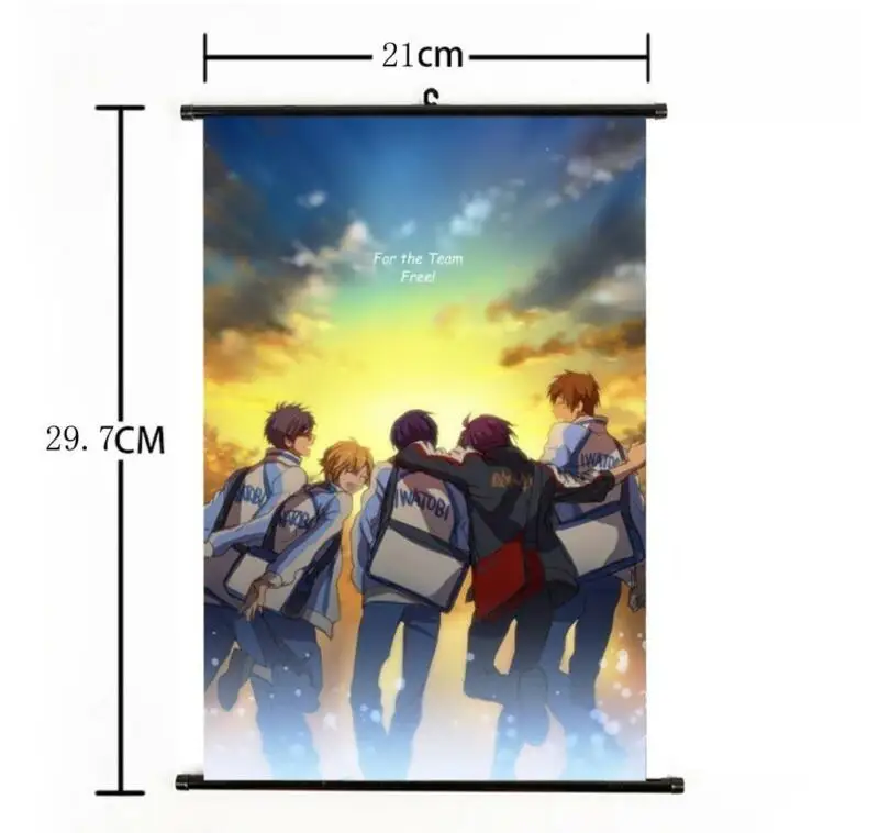 Лидер продаж японское аниме бесплатно! Iwatobi плакат для домашнего декора