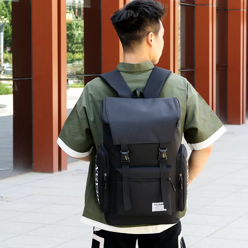 

Outdoor Breathable Business Travel Bag Men's Oxford Large-capacity Students Printed Laptop Bag Sports And Leisure Backpack LD835