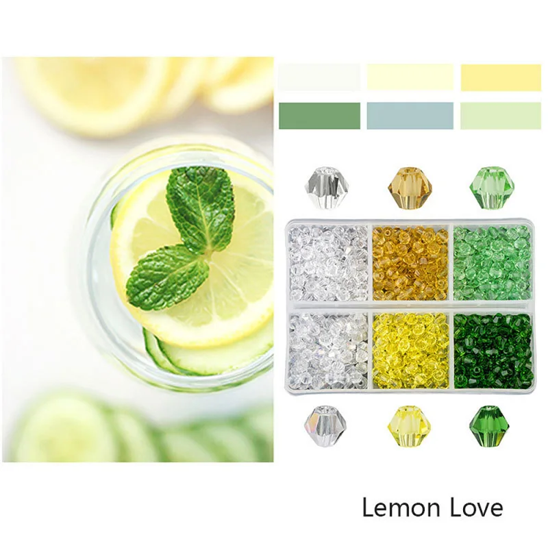 4mm Diamond Glass Beads Set DIY Bead Embroidery Supplies Hand Craft Jewelry Bag Accessories | Дом и сад