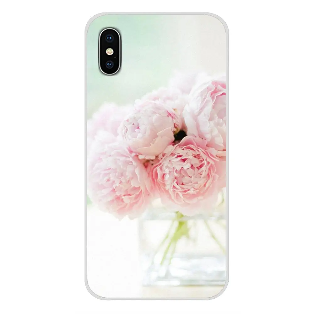 Для HTC One U11 U12 X9 M7 M8 A9 M9 M10 E9 Plus Desire 630 530 626 628 816 820 830 и розовыми цветами пионов
