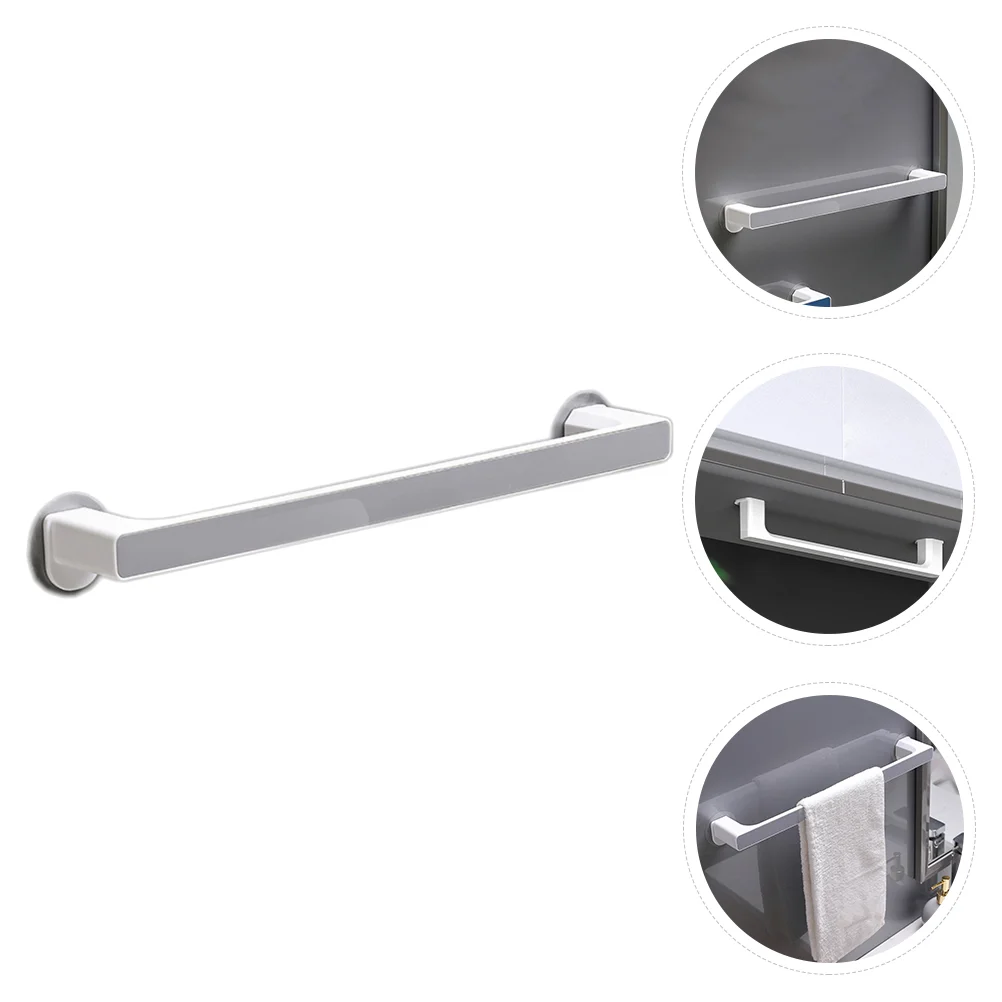

1pc Towel Rack Wall-Mounted Towel Storage Stand Towel Hanger for Bathroom