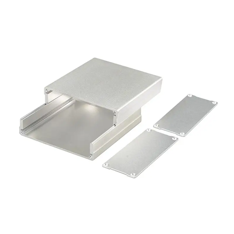Superbat 100*97*40mm (L*W*H) Aluminum Box Enclosure Silver Case Project electronic DIY | Мобильные телефоны и аксессуары