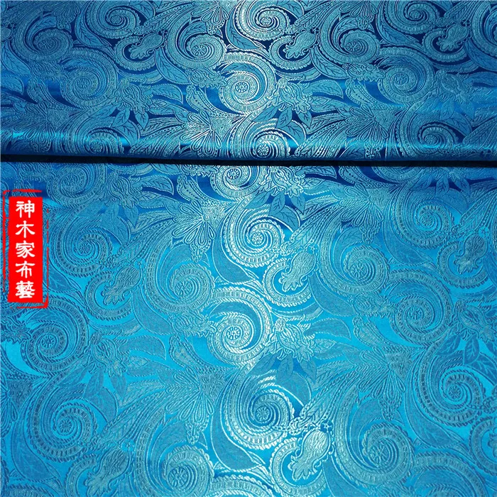 

Hear Your Voice Brocade Jacquard Fabric Tibetan Robe Nation Clothing Childrenswear Chinese Clothing Fabric